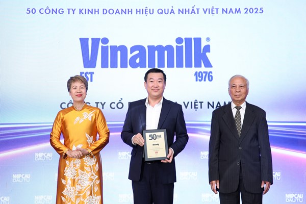 Vinamilk khẳng định bản lĩnh tiên phong qua bảng xếp hạng Top50 năm 2025