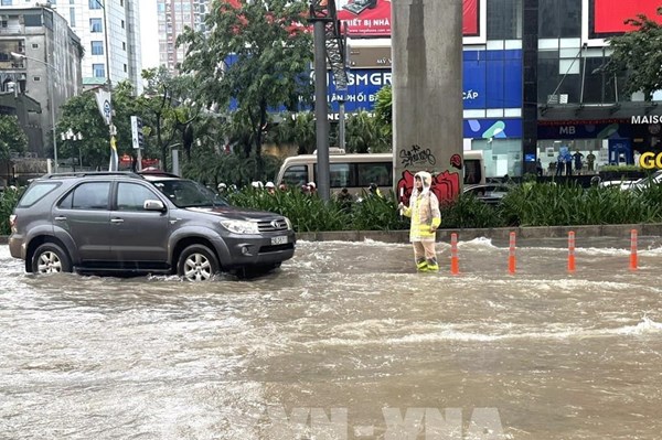 Chiều 7/10, Tuyên Quang, Thái Nguyên và Hà Nội tiếp tục có mưa to, cục bộ trên 100 mm