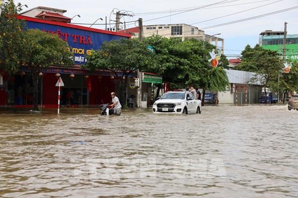 Hình ảnh Thái Nguyên oằn mình trong trận lụt lịch sử