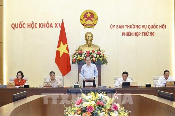 Khai mạc Phiên họp thứ 50 của Ủy ban Thường vụ Quốc hội