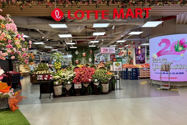 Lotte Mart giảm giá tới 50% cho nhiều sản phẩm dịp 20/10