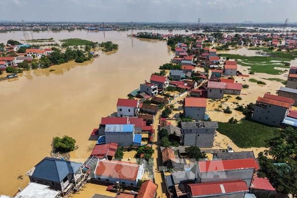 Công điện khẩn về an toàn đê điều trước lũ đặc biệt lớn trên sông Cầu, sông Thương, sông Cà Lồ