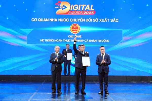 Cục Thuế được vinh danh hạng mục “Cơ quan nhà nước chuyển đổi số xuất sắc” tại VDA 2025