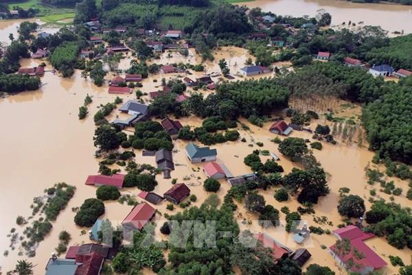 Lạng Sơn vẫn còn nhiều vùng trũng thấp bị ngập lụt  