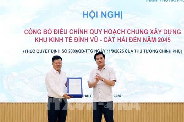 Điều chỉnh quy hoạch chung xây dựng Khu kinh tế Đình Vũ – Cát Hải