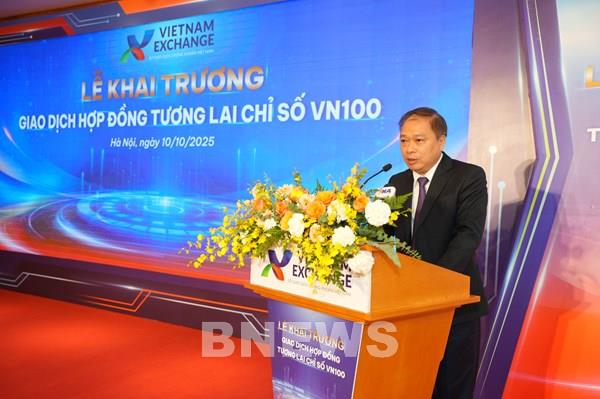 Khai trương giao dịch Hợp đồng tương lai chỉ số VN100