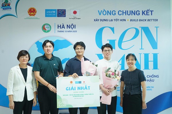 Đội PTITers – Học viện Công nghệ Bưu chính Viễn thông dành giải nhất cuộc thi “Gen Xanh