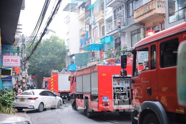Hà Nội: Đã dập tắt vụ cháy tại ngõ 180 Kim Hoa, phường Văn Miếu