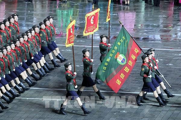 Tổng Bí thư dự Lễ duyệt binh kỷ niệm 80 năm thành lập Đảng Lao động Triều Tiên