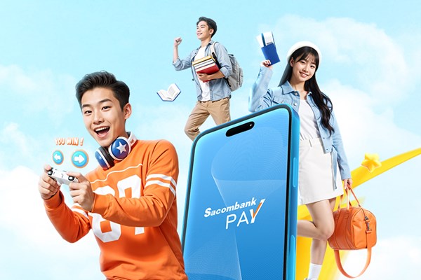 Học sinh 15 tuổi có thể mở tài khoản và gửi tiết kiệm online tại Sacombank