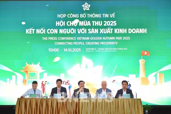 Hội chợ Mùa Thu 2025: Kích cầu tiêu dùng và quảng bá hàng Việt
