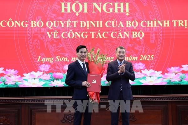 Đồng chí Hoàng Quốc Khánh giữ chức Bí thư Tỉnh ủy Lạng Sơn