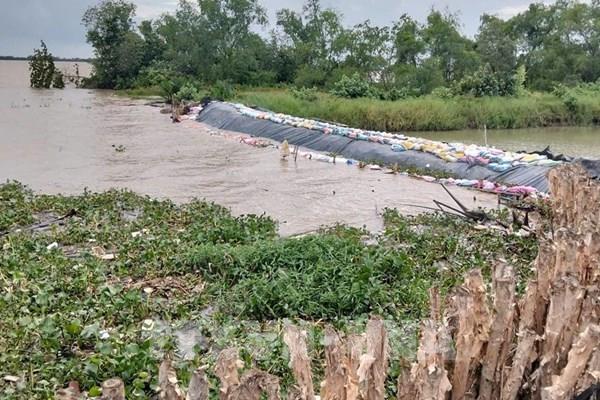 Vĩnh Long công bố tình huống khẩn cấp sạt lở tại xã Long Vĩnh
