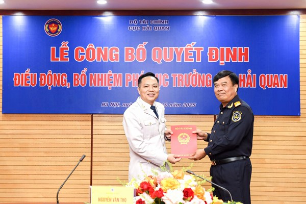 Cục Hải quan có tân Phó Cục trưởng mới
