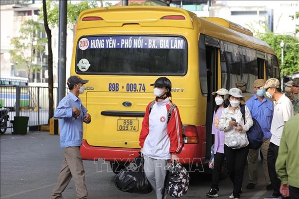 Hưng Yên mở rộng mạng lưới vận tải hành khách liên tỉnh