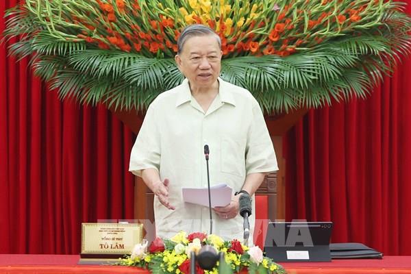 Thông báo Kết luận của Tổng Bí thư tại Hội nghị sơ kết thực hiện Nghị quyết số 57-NQ/TW
