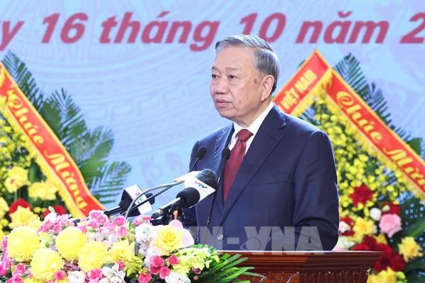 Tổng Bí thư Tô Lâm: Chăm lo xây dựng Lực lượng vũ trang Quân khu 1 vững mạnh toàn diện
