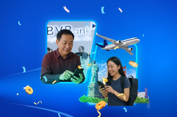 BVBank: Chuyển tiền du học miễn phí, trúng quà hấp dẫn