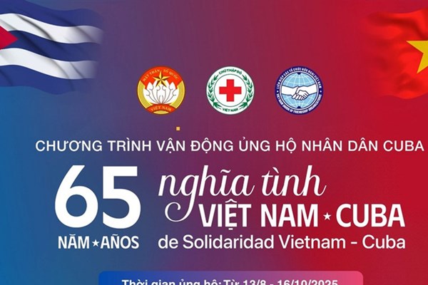 Hơn 615 tỷ đồng ủng hộ nhân dân Cuba