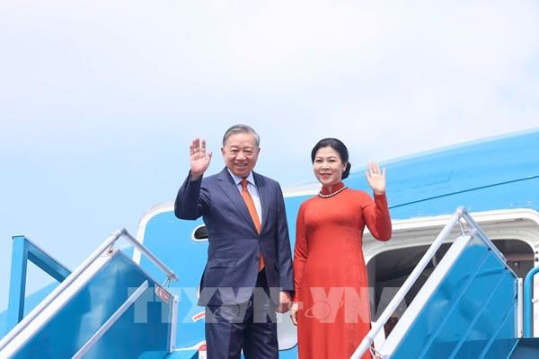 Tổng Bí thư Tô Lâm và Phu nhân lên đường thăm chính thức Cộng hòa Phần Lan