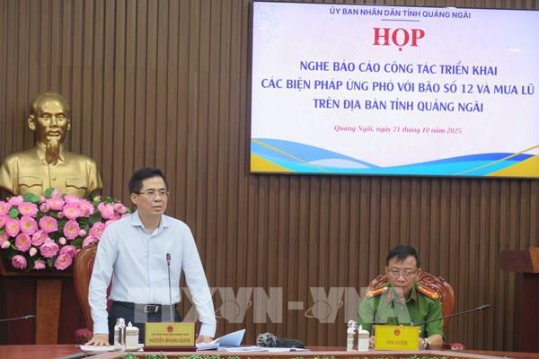 Chủ tịch UBND tỉnh Quảng Ngãi: Sẵn sàng ứng phó ba loại hình thiên tai