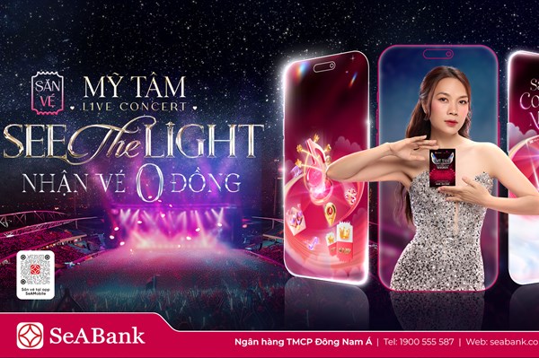 SeABank mang cơ hội săn vé miễn phí Live Concert Mỹ Tâm 2025