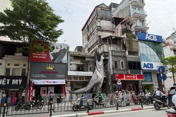Hà Nội: Tạm dừng thi công công trình 121 Tôn Đức Thắng sau tai nạn làm 1 người tử vong