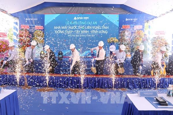 Đồng Tháp khởi công trạm bơm và tuyến ống truyền tải nước hơn 1.800 tỷ đồng