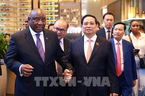 Thủ tướng Phạm Minh Chính cùng Tổng thống Nam Phi dự Diễn đàn doanh nghiệp Việt Nam – Nam Phi