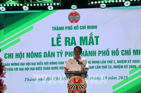 Ra mắt Chi hội Nông dân tỷ phú Thành phố Hồ Chí Minh