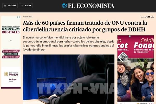 Công ước Hà Nội: Truyền thông Mỹ Latinh đề cao vai trò và uy tín của Việt Nam