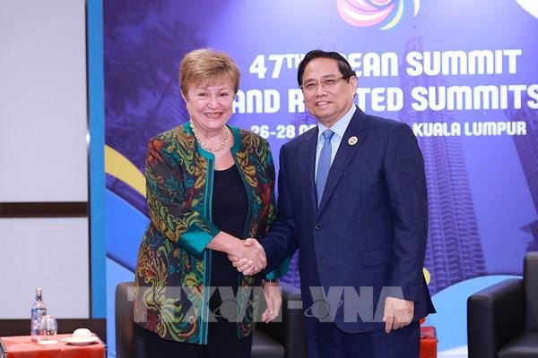 Thủ tướng Phạm Minh Chính gặp Tổng thống Hàn Quốc, Tổng thống Indonesia, Thủ tướng New Zealand và Tổng giám đốc IMF