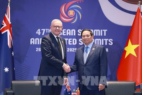 Thủ tướng Phạm Minh Chính gặp Thủ tướng Australia và Phó Thủ tướng Nga