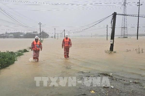 Nỗ lực khôi phục điện tại miền Trung sau mưa lũ