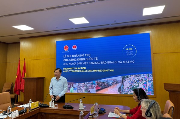 Các Đại sứ, tổ chức quốc tế đồng hành cùng Việt Nam khắc phục hậu quả thiên tai