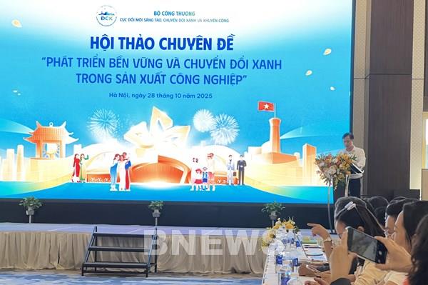 Chuyển đổi xanh trong sản xuất công nghiệp