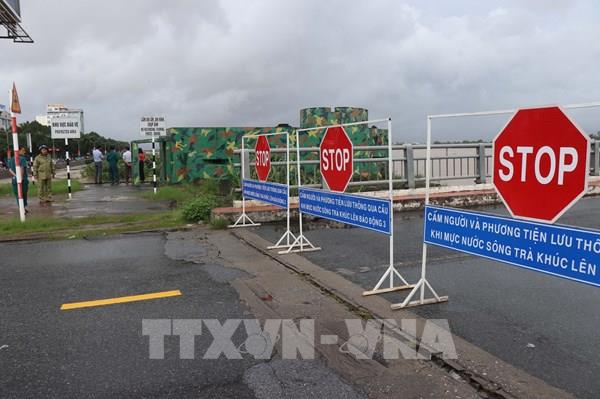 Quảng Ngãi cấm phương tiện lưu thông qua cầu Trà Khúc 1