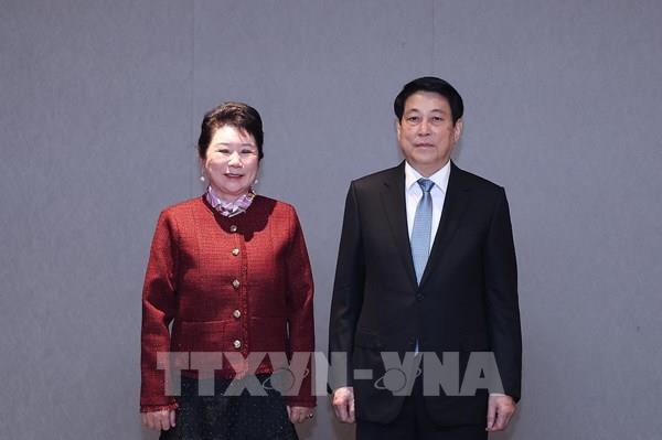 Chủ tịch nước Lương Cường tiếp Nhà sáng lập Tập đoàn MEBO International