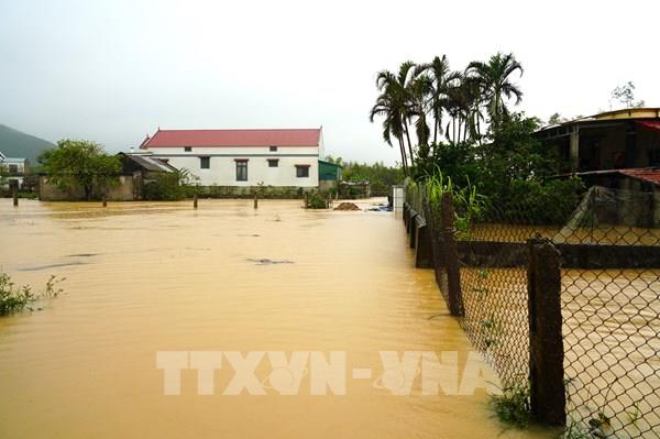 Mưa lớn kéo dài khiến nhiều địa phương tại Quảng Trị ngập sâu