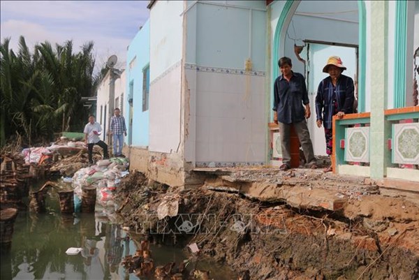 Tây Ninh xây dựng công trình khẩn cấp chống sạt lở bờ sông Kênh Hàn