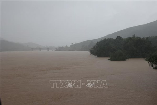 Đà Nẵng mưa lớn, nước trên sông Vu Gia – Thu Bồn lên nhanh