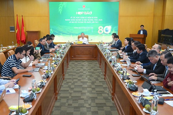 Công bố các hoạt động kỷ niệm 80 năm Ngày truyền thống ngành nông nghiệp và môi trường