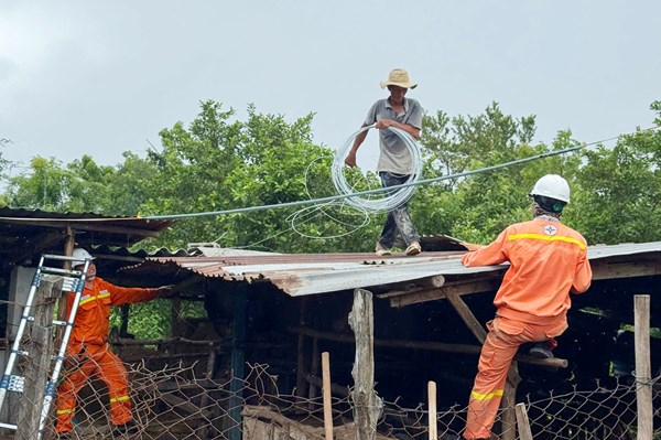 Truyền tải điện 3 chủ động các giải pháp ứng phó bão số 13