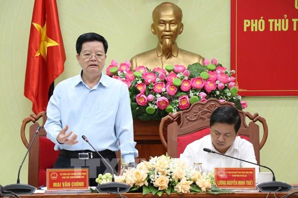 Phó Thủ tướng Mai Văn Chính: Sớm tháo gỡ khó khăn, tập trung hoàn thành các công trình trọng điểm