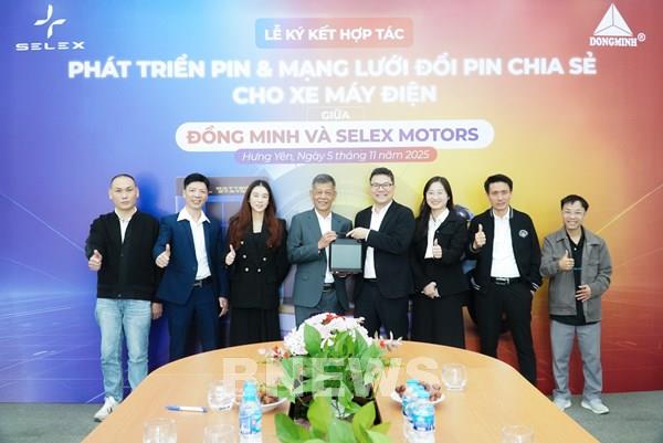 Selex Motors bắt tay Đồng Minh phát triển hệ sinh thái xe điện đổi pin