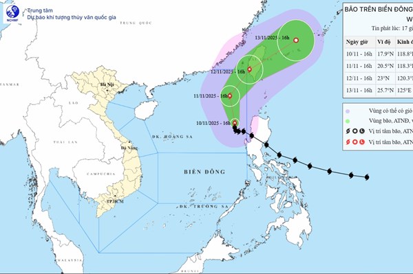 Bão số 14 tiếp tục đổi hướng, ven biển Bắc Bộ triều cường giảm chậm