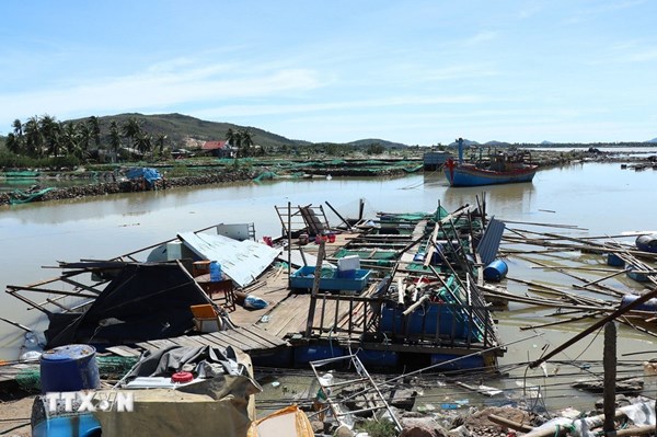 Bão số 13 và hoàn lưu bão làm thiệt hại hơn 54.200 lồng bè nuôi thủy sản