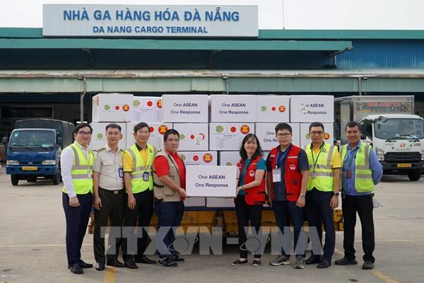 Đà Nẵng tiếp nhận hàng viện trợ khẩn cấp của Trung tâm Điều phối ASEAN