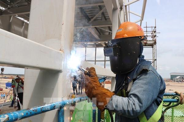 Hàng loạt thiết bị được lắp đặt tại sân bay Long Thành