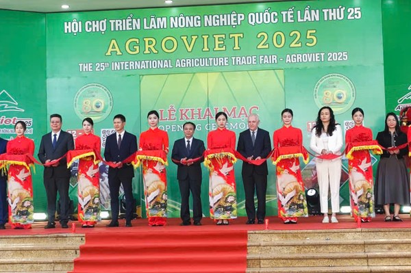 Khai mạc hội chợ Triển lãm nông nghiệp Quốc tế AgroViet 2025